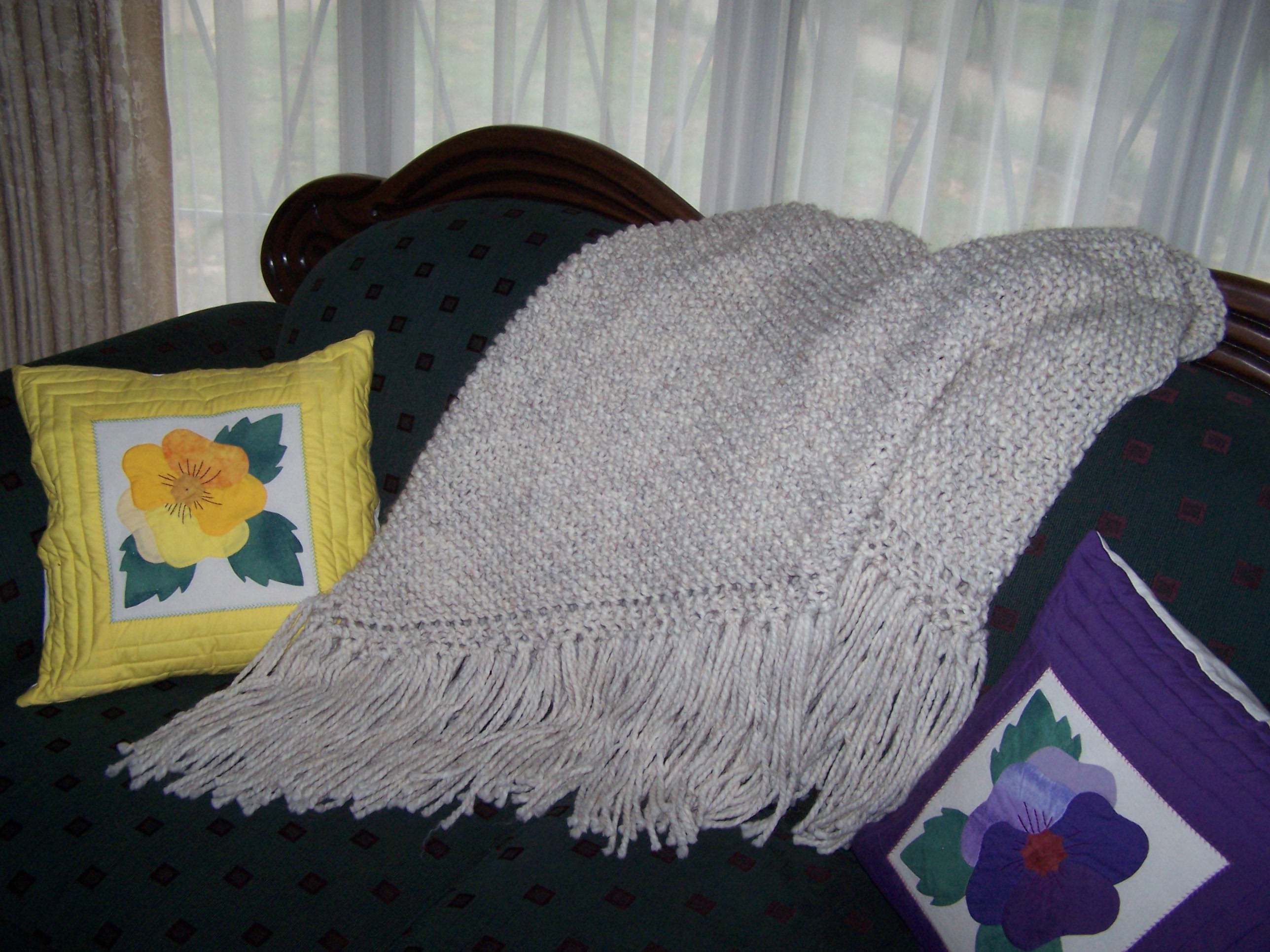 Free Knitting Pattern - Corona Prayer Shawl/Comfort Shawl